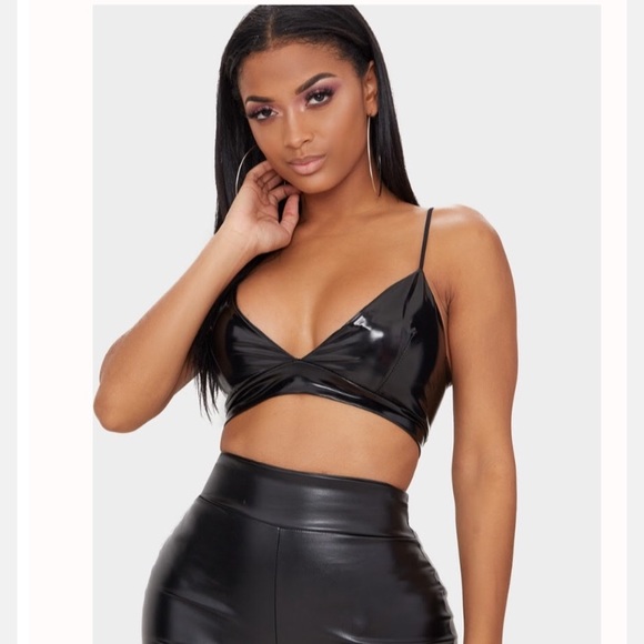 vinyl bralet